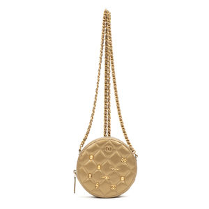 Chanel Egyptian Amulet Round Chain Clutch